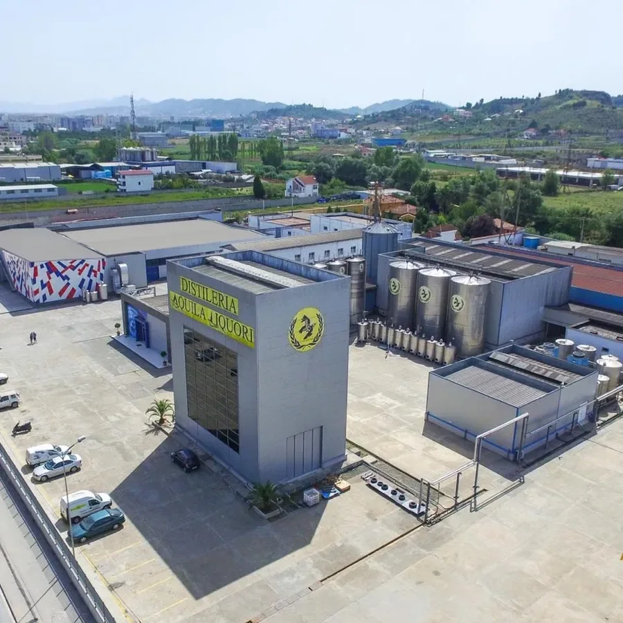 The Aquila Liquori distillery in Kashar, Tiranë